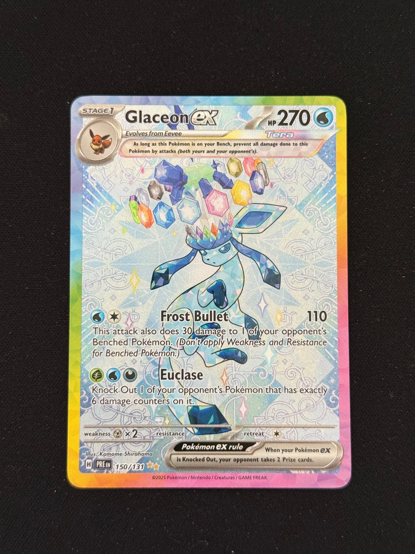 Glaceon EX 150/131 Prismatic Evolutions