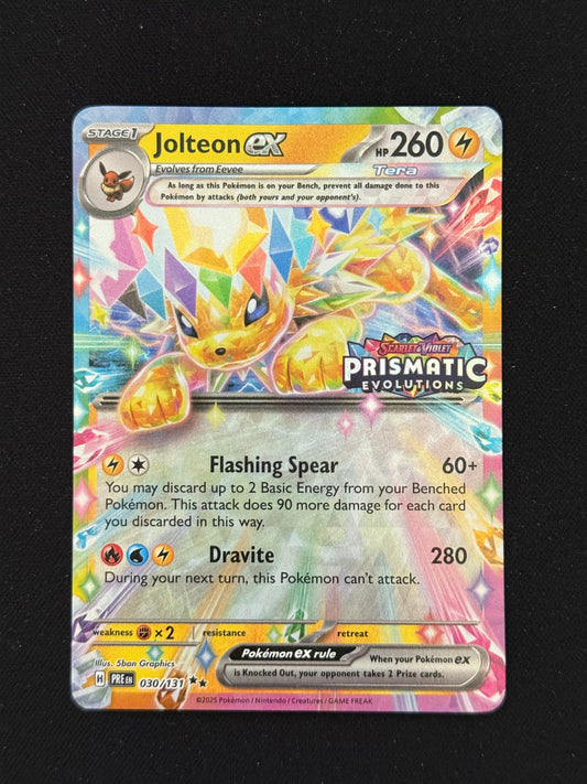 Jolteon EX 030/131 Stamped Prismatic Evolutions