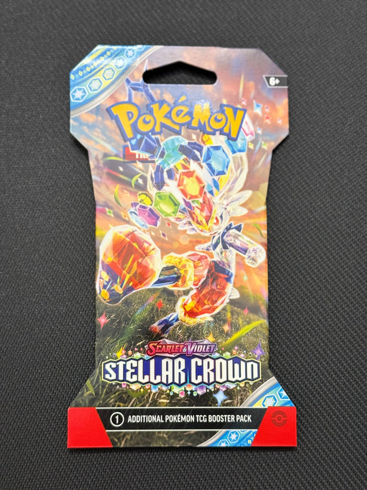 Stellar Crown Sleeved Booster Pack Englisch